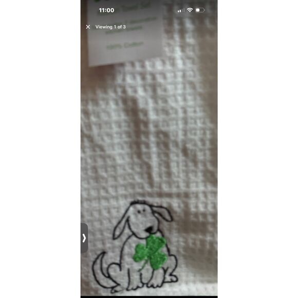 Casaba St Patrick's Day Towels - Picture 2 of 4